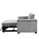 U_STYLE Convertible Soft Cushion Sofa Pull Bed for Two People - Image 14