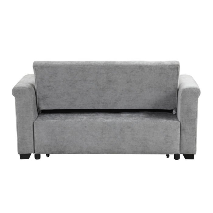 U_STYLE Convertible Soft Cushion Sofa Pull Bed for Two People - Image 18