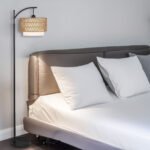 Arc Floor Lamp for Living Room with 3 Color Temperatures with Remote Dimmable