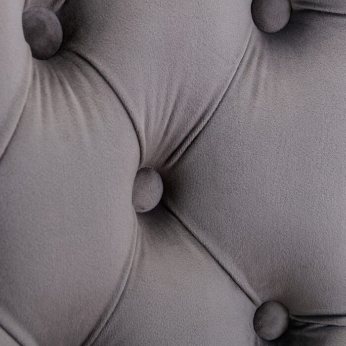 Thick gold rotating velvet bar stool with adjustable seat height and backrest (Set of 2) - Image 12