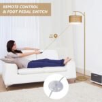 Gold Floor Lamps for Living Room with Remote Dimmable LED Bulb with 3 Colors - Image 4