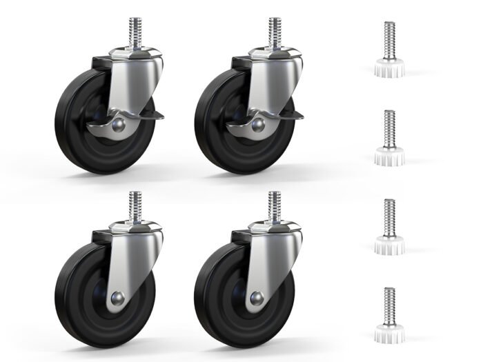 6 Tier Wire Shelving Unit  Height Adjustable with Wheels (6000 LBS NSF) White - Image 21