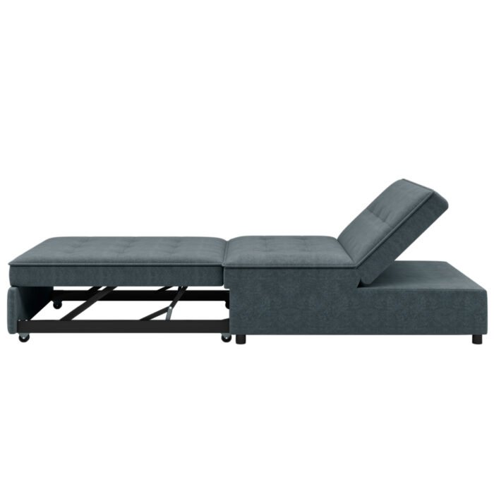 4 in 1 sofa bed multifunctional folding Ottoman bed with storage bag and USB port - Image 12