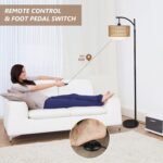 Arc Floor Lamp for Living Room with 3 Color Temperatures with Remote Dimmable - Image 3
