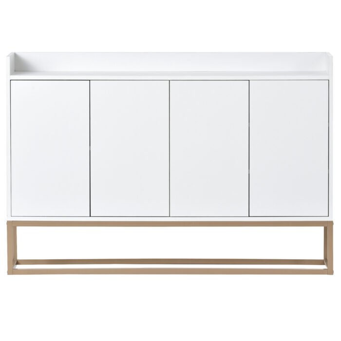 TREXM Modern Sideboard Elegant Buffet with Large Storage Space, White - Image 18