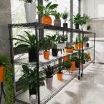 6 Tier Wire Shelving Unit Height Adjustable with Wheels (6000 LBS NSF) Black - Image 5