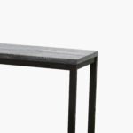 Modern Design Kitchen Dining Table Set with 3 Stools, Gray - Image 8