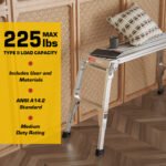 Aluminum Telescopic Adjustable Work Platform Large Size Folding Portable Work Bench (40") - Image 7