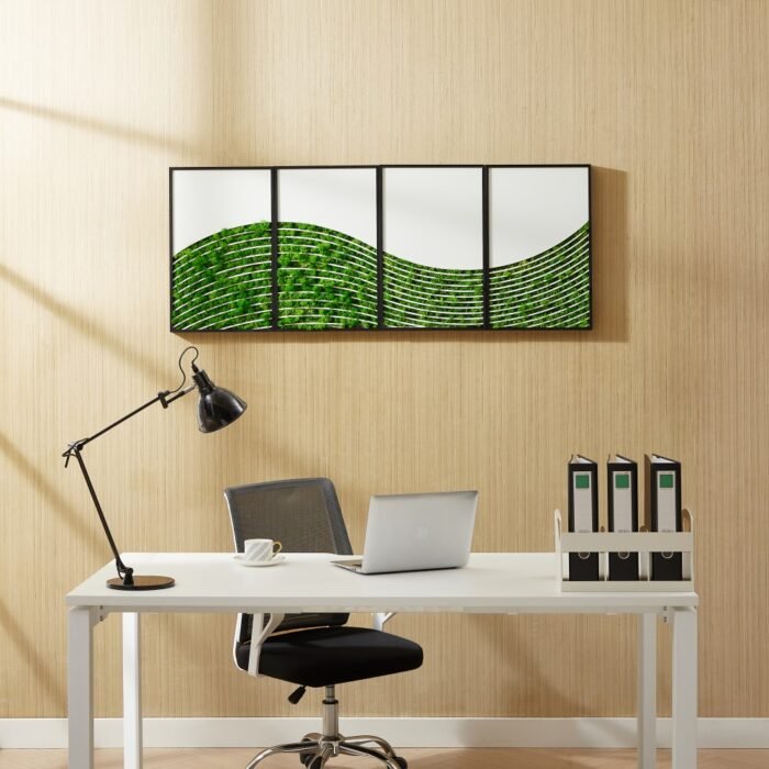 WaveMoss Metal Wall Art 4pcs Set - Image 4