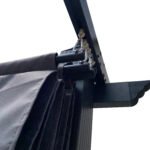 10x10 Ft Outdoor Patio Retractable Pergola With Canopy, Gray - Image 12