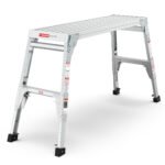 Aluminum Telescopic Adjustable Work Platform Large Size Folding Portable Work Bench (40") - Image 2