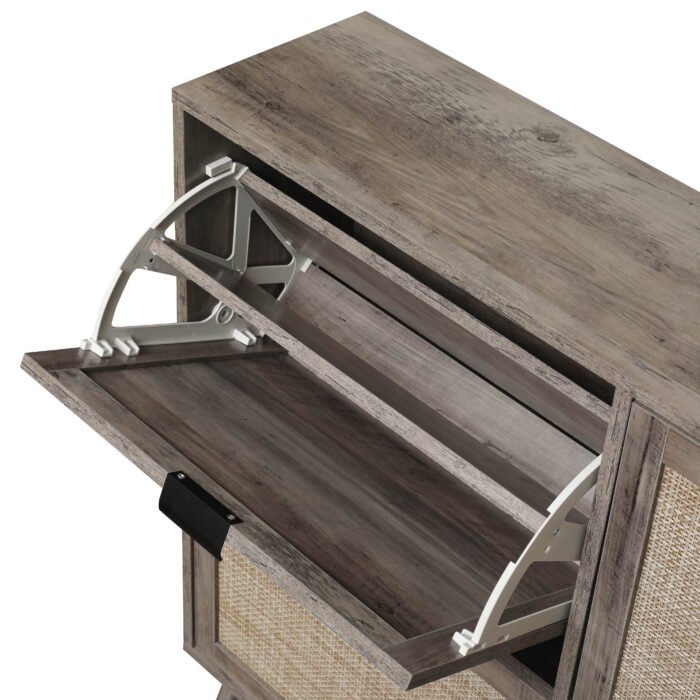 4 Door Freestanding Modern Shoe Rack for Entryway - Image 9