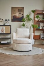 Rotating bucket comfortable circular armchair sofa chair with 360 degree rotating - Image 5