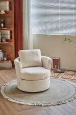 Rotating bucket comfortable circular armchair sofa chair with 360 degree rotating - Image 2