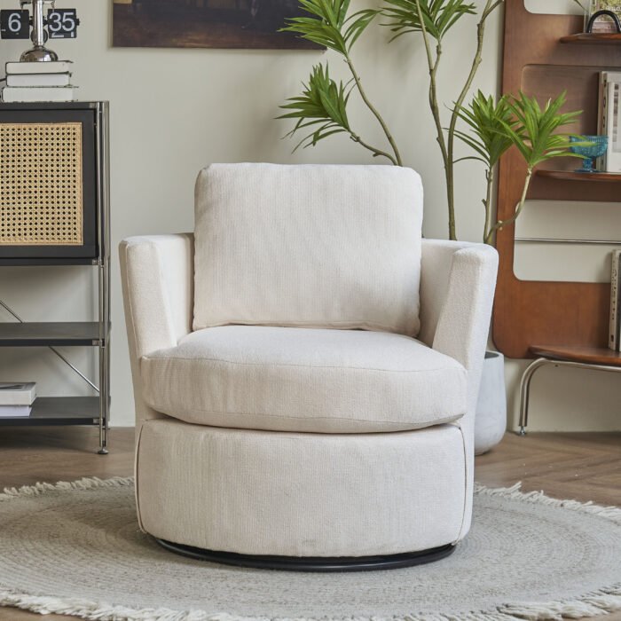 Rotating bucket comfortable circular armchair sofa chair with 360 degree rotating - Image 3