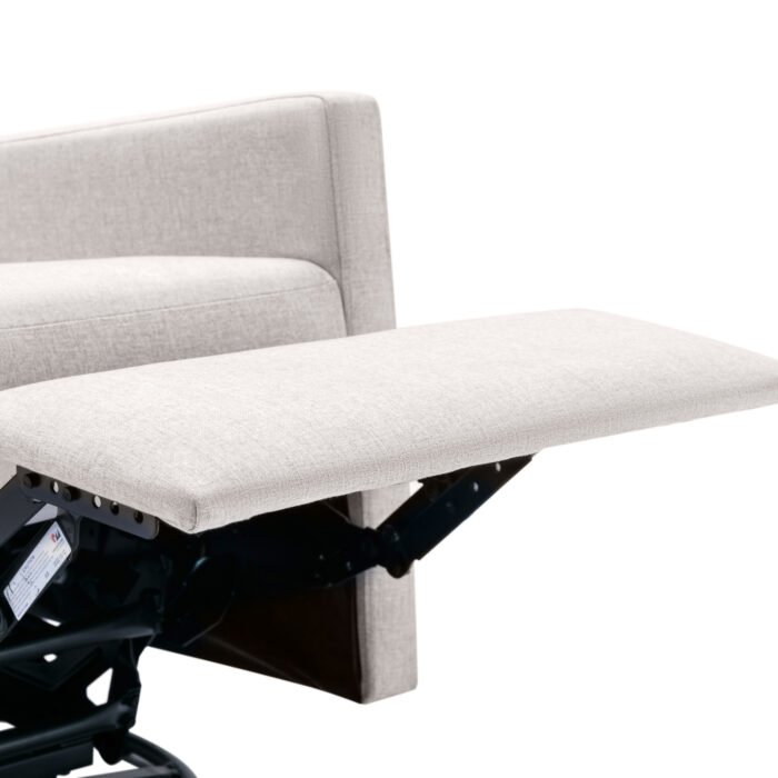 Modern Upholstered Rocker Nursery Chair Plush Glider Swivel Recliner - Image 9