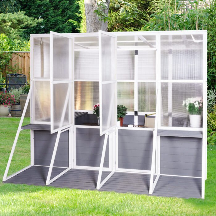 Heavy Duty Wooden Greenhouse  for Outside Winter - Image 2