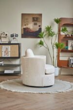 Rotating bucket comfortable circular armchair sofa chair with 360 degree rotating - Image 8