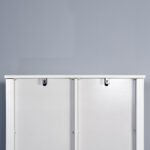 Over the Toilet Storage Cabinet with Adjustable Shelves and A Barn Door - Image 8