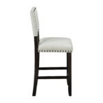 TREXM 5-Piece Counter Height Elegant Table Dining Set with 4 Chairs - Image 15