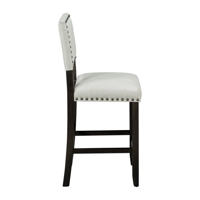 TREXM 5-Piece Counter Height Elegant Table Dining Set with 4 Chairs - Image 15