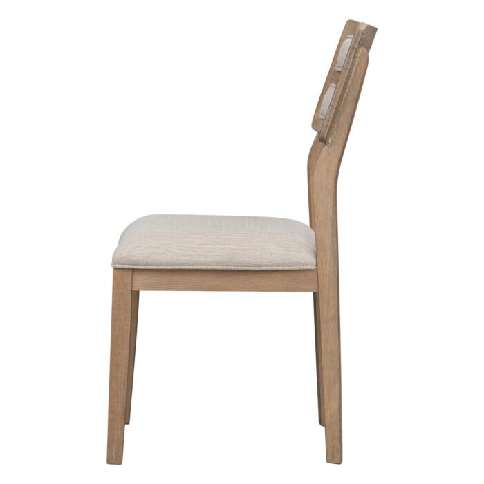 TREXM Classic and Traditional Style 6 Piece Dining Set (Natural Wood Wash） - Image 19