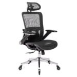 Ergonomic Mesh High Back Office Chair with Adjustable Headrest and Flip-Up Arms - Image 9