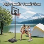 Basketball Hoop System Height Adjustable with Net Pocket (4.76-10ft) - Image 7