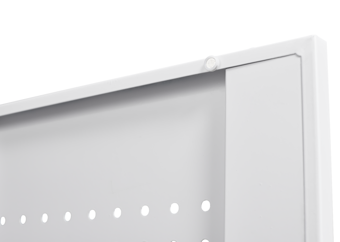 Metal storage lockable cabinet  with high broom space and large storage - Image 10