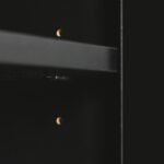 U-Can modern TV stand with a storage cabinet top marble pattern and circular stand (up to 75") - Image 14