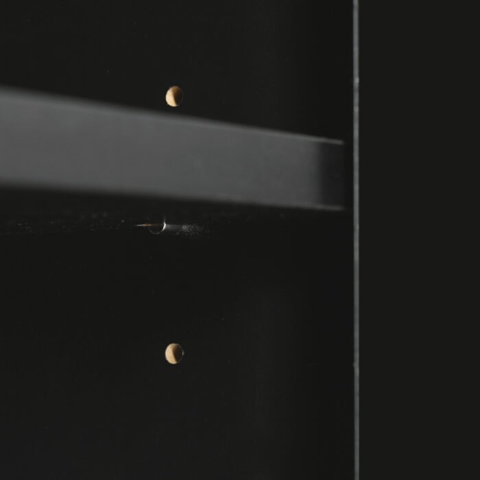 U-Can modern TV stand with a storage cabinet top marble pattern and circular stand (up to 75") - Image 14