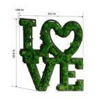 LOVE Letter Art Moss Wall Decor - Image 5