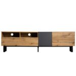 Modern TV Stand for 80'' TV with Double Storage Space - Image 13