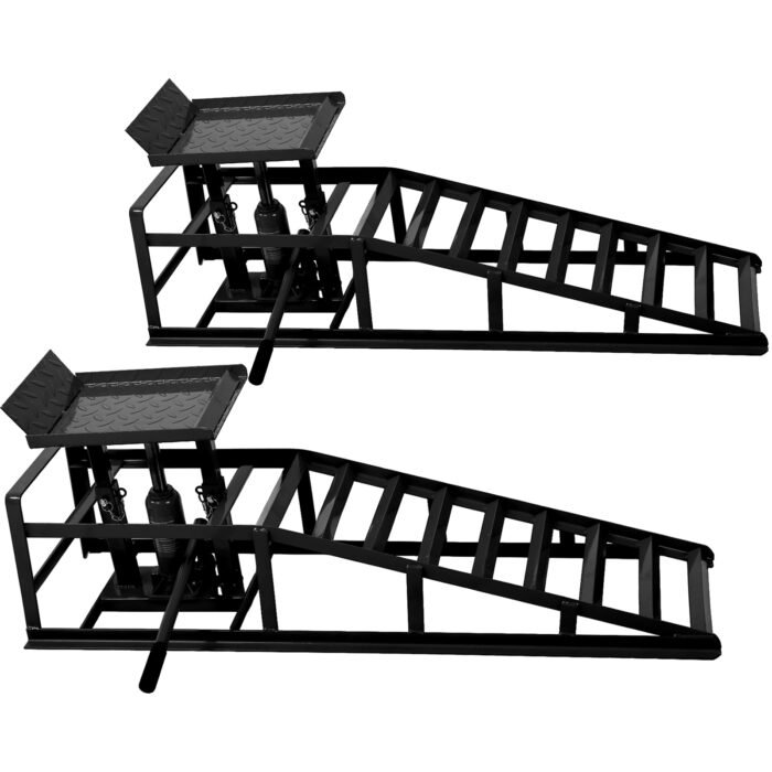 Car truck service ramp hydraulic lift 5-ton for maintenance (Set of 2) - Image 2
