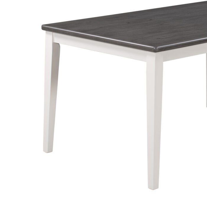 TREXM Traditional Style 6 Pieces Dining Set with 4 Upholstered Chairs and Bench - Image 10