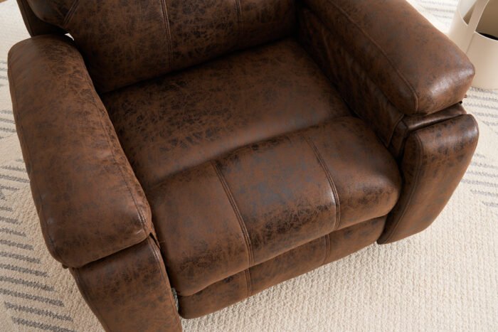 Oversized Single Armchair Sofa with Side Pockets - Image 8