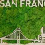 San Francisco Moss City Silhouette Metal Wall Art - Image 5