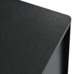 U-Can modern TV stand with a storage cabinet top marble pattern and circular stand (up to 75") - Image 12