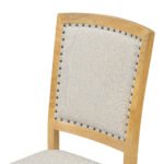 TOPMAX expandable dining table 9 pieces set with detachable leaves and 6 armless chairs and 2 armchairs - Image 12