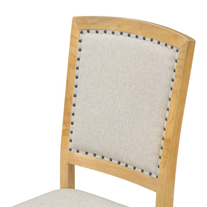 TOPMAX expandable dining table 9 pieces set with detachable leaves and 6 armless chairs and 2 armchairs - Image 12