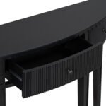 U-Style Distinctive Features of Pine Veneer Console Table with Vertical Stripe Drawer Fronts - Image 13