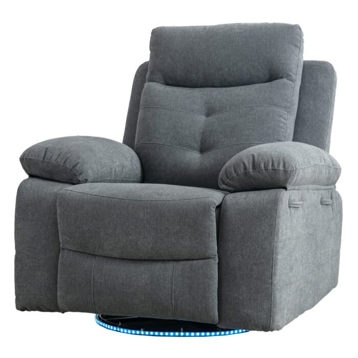 270 degree rotating electric recliner with speaker, LED light and USB+C charging port - Image 15