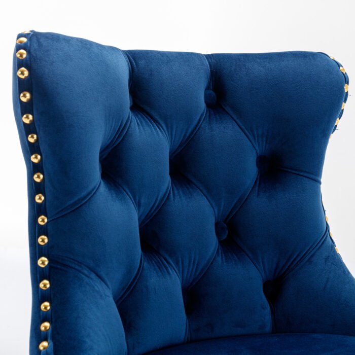 Adjustable Comfortable Height Seat Upholstered Bar Stools with Backs (Set of 2) - Image 13