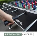 Soccer Table - A match sized soccer table with 2 balls and 2 beverage racks - Image 5