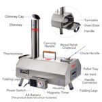 Stainless Steel Pizza Oven Outdoor 12" Automatic Rotatable with Timer - Image 10