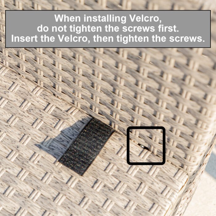 7-Piece  Boho Outdoor Patio Furniture Sofa Set with Water Resistant Thick Cushions - Image 6