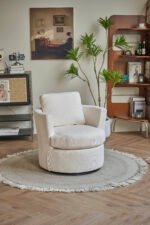 Rotating bucket comfortable circular armchair sofa chair with 360 degree rotating - Image 6