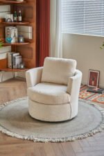 Rotating bucket comfortable circular armchair sofa chair with 360 degree rotating - Image 7