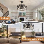 19.7In Classic Ceiling Fan with Light - Image 6