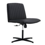 Black High Grade Pu Material Adjustable Office Chair with Swivel Cushion - Image 15